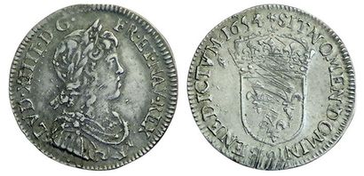 LOUIS XIV.
Quart d'écu à la mèche longue....
