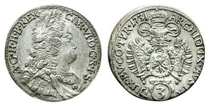 ETATS AUTRICHIENS.
Hall. Charles VI. 3 Kreuzer....