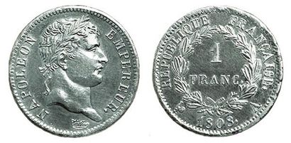 1er EMPIRE.
1 Franc. 1808 A. Paris. F.204/2....