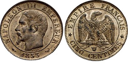 NAPOLEON III.
5 Centimes. 1853 W. Lille....