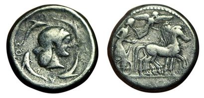 SICILE. SYRACUSE.
478-470 av. J.C. Tétradrachme....