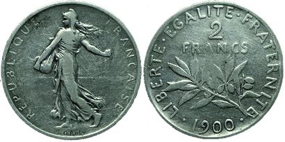 IIIème REPUBLIQUE.
2 Francs Semeuse. 1899....