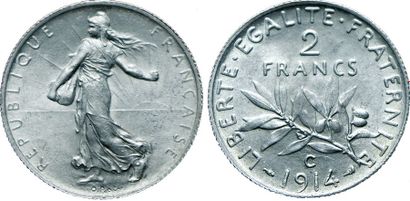 IIIème REPUBLIQUE.
2 Francs Semeuse. 1914...