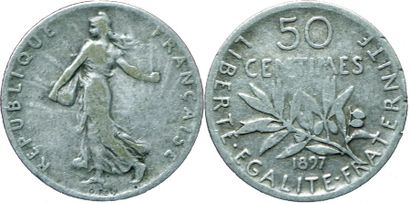IIIème REPUBLIQUE.
50 Centimes Semeuse. 1897....