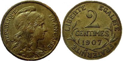 IIIème REPUBLIQUE.
2 Centimes Dupuis. 1907....