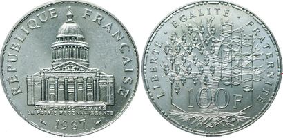 Vème REPUBLIQUE. 
100 Francs Panthéon. 1987....
