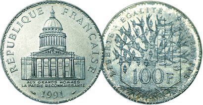 Vème REPUBLIQUE.
100 Francs Panthéon. 1991....