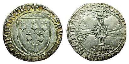 BRETAGNE. FRANÇOIS II.
1435-1488. Blanc à...