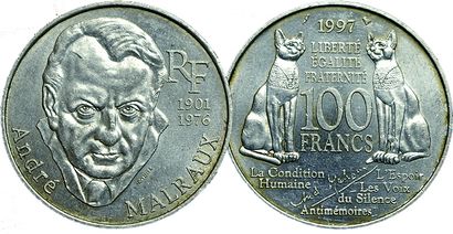 Vème REPUBLIQUE.
100 Francs André Malraux....