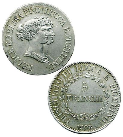 NAPOLEONIDES.
Lucques et Piombino. Félix...