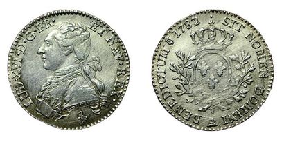 LOUIS XVI.
Cinquième d'écu aux branches d'olivier....