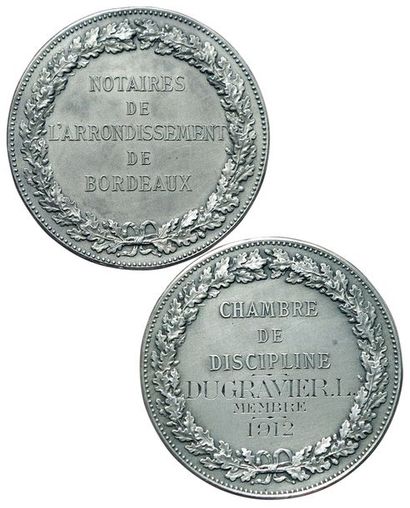 JETON ARGENT. Notaires de l'Arrt. De Bordeaux....