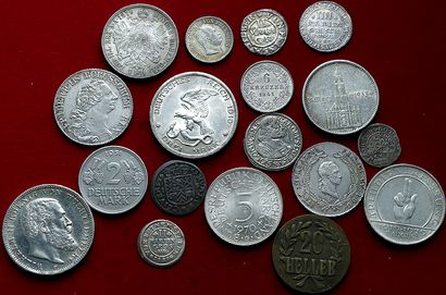 ALLEMAGNE
Etats Germ., Autriche. Lot de 18...
