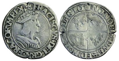 FRANÇOIS 1er.
Teston du Dauphiné 1er type....