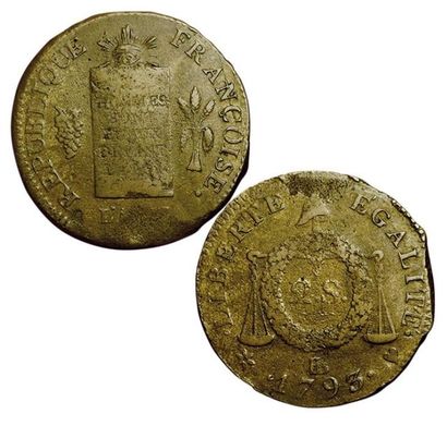 CONVENTION.
2 Sols aux balances. 1793 BB....