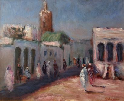 
Schems-Eddine SAHARAOUI (1948)
Vue de Tanger....