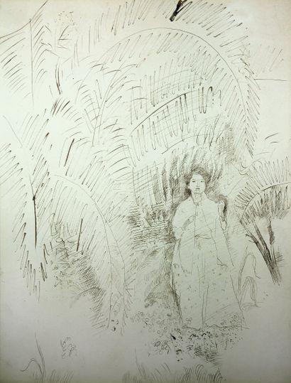 
Jean LAUNOIS (1898-1942)
Jeune femme au...