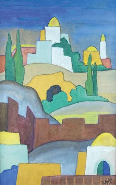Samuel SCHLESINGER (1896-1986)

View of an...