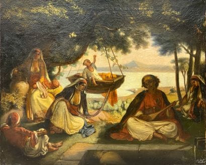 Orientalist school of the 19th century

The...
