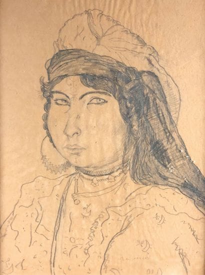 Jean LAUNOIS (1898-1942) 

Head of an Arab...