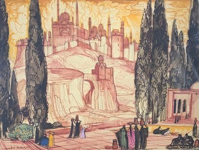 André MAIRE (1898-1984)

The citadel of Cairo,...