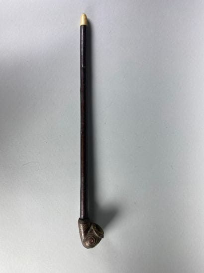 Wooden shibboleth inlaid with chased brass.

Turkey.

L...