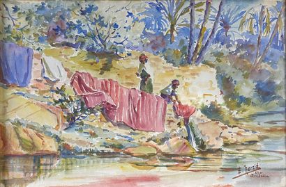 Édouard HERZIG (1860-1926)

Woman drying...