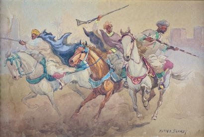 Matteo BRONDY (1866-1944)

Fantasia.

Watercolor...