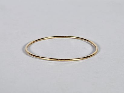 Bracelet in 14K (585°/°°) yellow gold. 
D:...