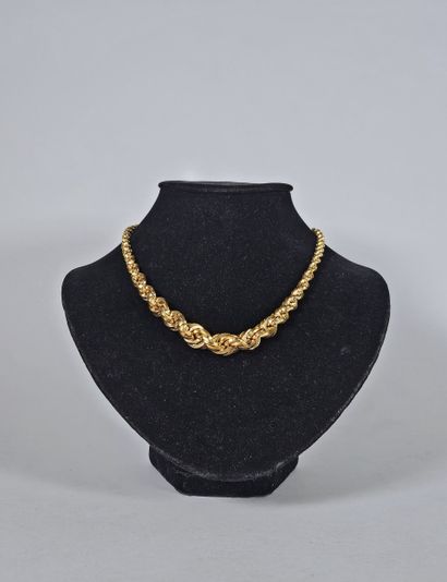 Necklace in 18K (750°/°°) yellow gold with...