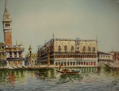 ZOFI (XIX-XXe siècle)
Deux de vues de Venise...