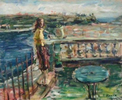Dimitrie BEREA (1908 1975)
La terrasse à...