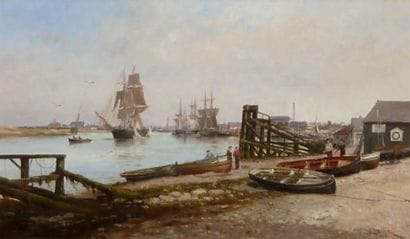 Auguste BALLIN (1842 1885)
Les voiliers à...