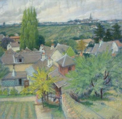 Paul GUION (1881 1972)
Vue de Mareil Marly....