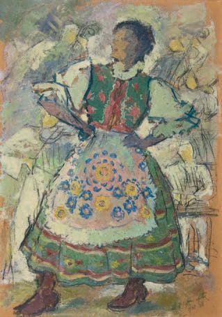 Florica TEISANU APOSTOLEANU (1900-1992)
Danseuse...
