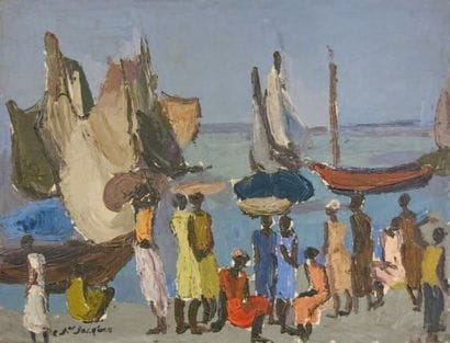 Jean-Jacques CARLO (1943 1990)
Sur le port...