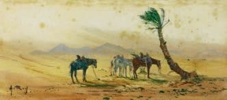 Alphonse REY (1863 1938)
La halte dans le...