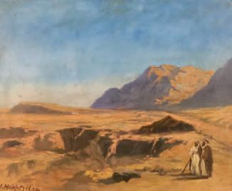 Jacques HABLÜTZEL (1868?)
Le campement berbère,...
