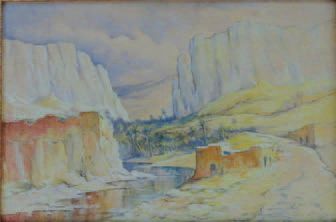 Léon GEILLE DE SAINT-LÉGER (1864?)
Vue d'oasis....