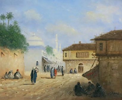 Gérard ROUX (1946)
Dans les rues de Constantinople....