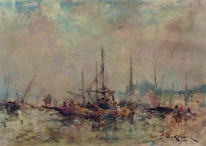 Jean-Etienne KARNEC (1865 1934)
Vue du port...