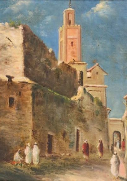 Honoré BOZE (1830 1908)
Rue de la Kasbah...