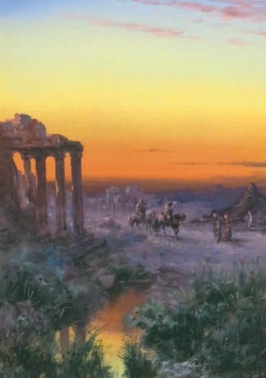 Paul PASCAL (1867?)
Palmyre en Syrie. Gouache...