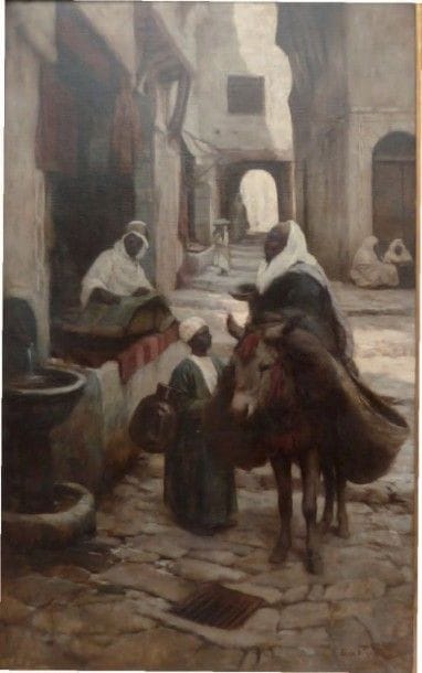 Adam Edwin PROCTOR (1864 1913)
Scène de rue...