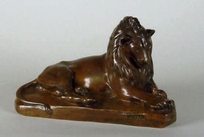 Victor PETER (1840-1918)
Le Lion et le rat....