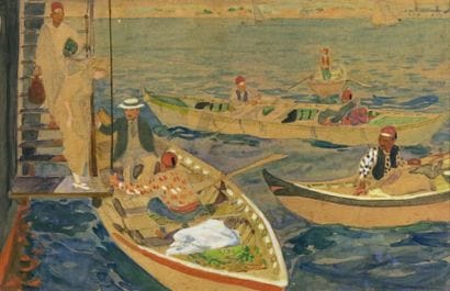 Raoul DU GARDIER (1871 1952)
La traversée...