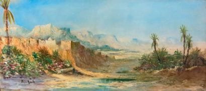 Pierre AUZOLE (XIXe XXe siècle)
Vue de l'Oued...