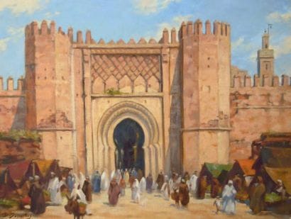 Benjamin SARRAILLON (1901 1989)
Bab bou Djeloud....
