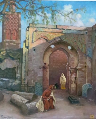 GUERRIER (XIXe XXe siècle)
Près de la mosquée...