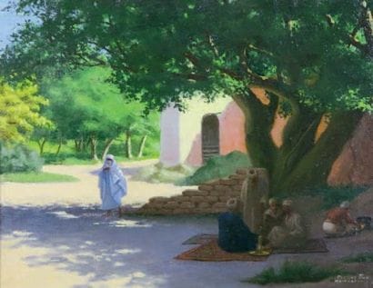 Pierre FAU (1888-1960)
L'heure du thé. Huile...